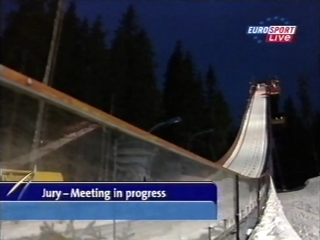 Jury meeting in progress (Eurosport)